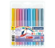Centropen Fixy 12 farieb Pastel