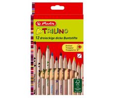 HERLITZ Pastelky Trilino 12 farieb (triangle)