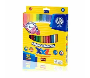 ASTRA Pastelky s XXL tuhou 48 ks
