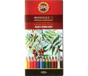 KOH-I-NOOR Akvarelové pastelky Mondeluz 3655 - 12ks