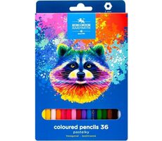 KOH-I-NOOR Šesťhranné pastelky 36ks Mýval