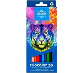 KOH-I-NOOR Trojhranné pastelky Triocolor 36ks Tiger