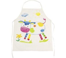 GOKI Detská zástera bavlnená na vymaľovanie