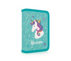 OXYBAG Školský peračník jednoposchodový s vybavením Unicorn iconic