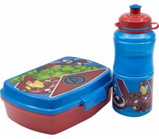 STOR Detská jedálenská súprava 2v1 Avengers