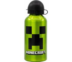 STOR Fľaša na pitie hliníková Minecraft 400 ml
