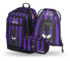 BAAGL 3 SET - Školský set - Cubic Wednesday / batoh / peračník / sáčok