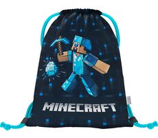 BAAGL Vrecko Minecraft Blue Axe / 36 x 46 x 1 cm / 16.5 l