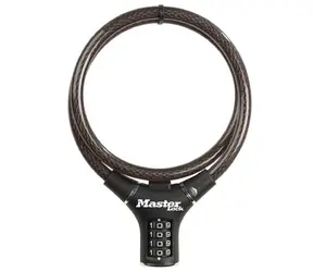 Master Lock 8229EURDPRO / Oceľové kombinačné lanko na bicykel - 0.9m