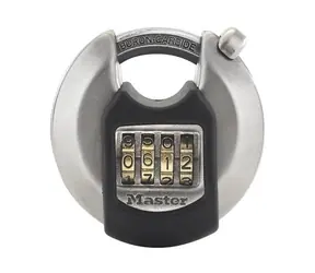 Master Lock M40EURDNUM / Kombinačný diskový visiaci zámok - Excell - 70mm