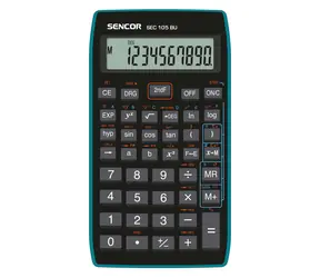 Sencor SEC 105 BU / Kalkulačka / 10 miestny LCD displej / 1xLR1130