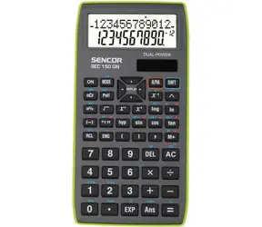 Sencor SEC 150 GN / Kalkulačka / 10 +2 miestny LCD displej / 1xLR43
