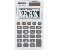 Sencor SEC 255 / Kalkulačka / 8 miestny LCD displej / 1xLR41
