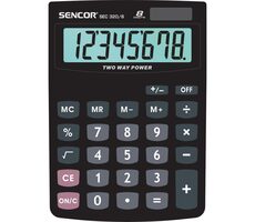 Sencor SEC 320 / Kalkulačka / 8 miestny LCD displej / 1xLR1130