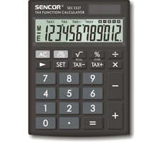 Sencor SEC 332 T / Kalkulačka / 12 miestny LCD displej / 1xLR1130