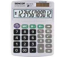 Sencor SEC 367 / Kalkulačka / 12 miestny LCD displej / 1xLR44