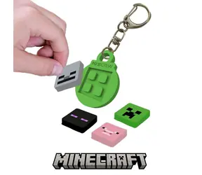 PIXIE CREW Clipring MINECRAFT / kľúčenka / od 6 rokov