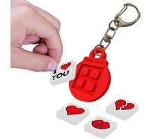 PIXIE CREW prívesok červená / kľúčenka / od 6 rokov