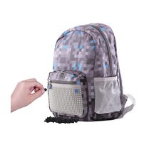 PIXIE CREW detský batoh šedo-modrý / od 6 rokov