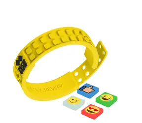 PIXIE CREW Kreatívny náramok EMOJI žltý / od 6 rokov