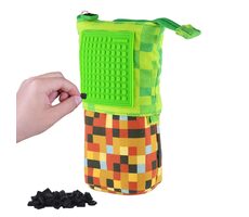 PIXIE CREW Pop UP púzdro / peračník zeleno-hnedé / malý panel / od 6 rokov