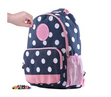 PIXIE CREW voľnočasový batoh modrý s bielou bodkou / od 6 rokov