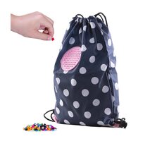 PIXIE CREW vak na chrbát modrý s bielou bodkou / od 6 rokov