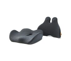 Powerton Set bedrovej opierky a podsedáku antracit / ergonomický / pamäťová pena