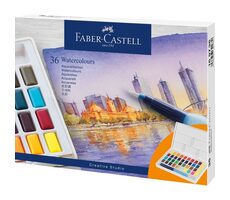 Faber-Castell Akvarelové farby - plastová paleta 36 ks