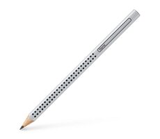 Faber-Castell Jumbo Grip Grafitová ceruzka - HB strieborná 12 ks