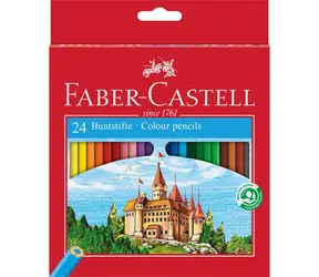 Faber-Castell Castle - Pastelka šesťhranná - papierová krabička 24 ks