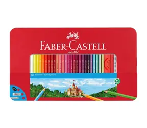 Faber-Castell Pastelky šesťhranná - plechová krabička 60 ks