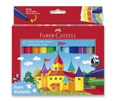 Faber-Castell Jumbo Fixy - papierová krabička 12 ks