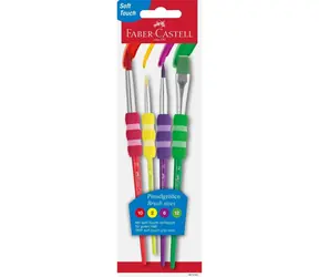 Faber-Castell Štetce na maľovanie - blistrová karta 4 ks