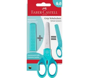 Faber-Castell Grip Detské nožnice tyrkysová