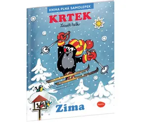 KRTOK a ZIMA | Kniha samolepiek