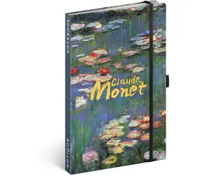 NOTIQUE Notes Claude Monet, linajkový, 13 x 21 cm
