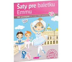 Šaty pre baletku EMMU - Kniha samolepiek