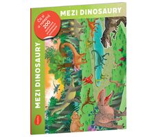 Čítaj a nalepuj - MEDZI DINOSAURY, kniha so samolepkami