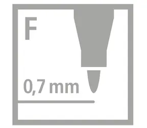 STABILO® OHPen Universal - fine - červená
