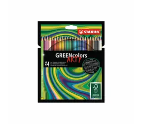 STABILO® GREENcolors - ARTY - 24 ks súprava - 24 rôznych farieb