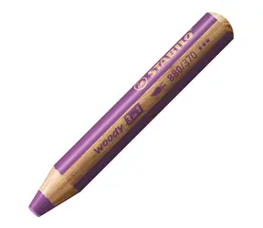 STABILO® Woody 3 in 1 - Anniversary Edition - Jednorožec - 6 ks sada s strúhadlom - 6 rôznych farieb
