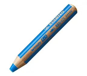 STABILO® Woody 3 in 1 - Anniversary Edition - Tiger - 6 ks sada s strúhadlom - 6 rôznych farieb