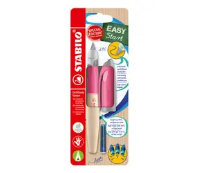STABILO® EASYbirdy Timber ružová - vr. bombičky s modrým zmizíkovateľným atramentom