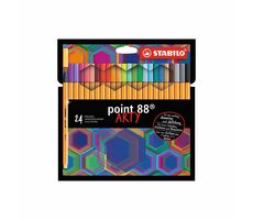 STABILO® point 88 - ARTY - 24 ks súprava - 24 rôznych farieb