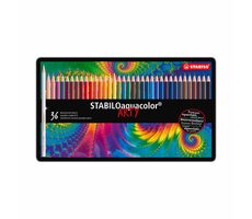 STABILO® aquacolor - 36 ks sada v plechu - 36 rôznych farieb