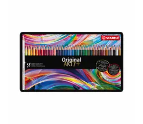 STABILO® Original - ARTY+ - 38 ks sada v plechu - 38 rôznych farieb