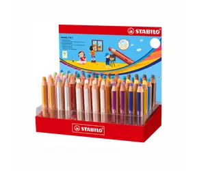 STABILO® Woody 3 in 1 - 48 ks displej