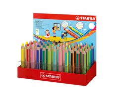 STABILO® Woody 3 in 1 duo - dvojfarebná tuha - 48 ks displej