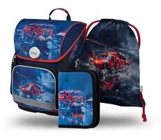 BAAGL SET 3 Ergo Záchranári: aktovka, peračník, sáčok